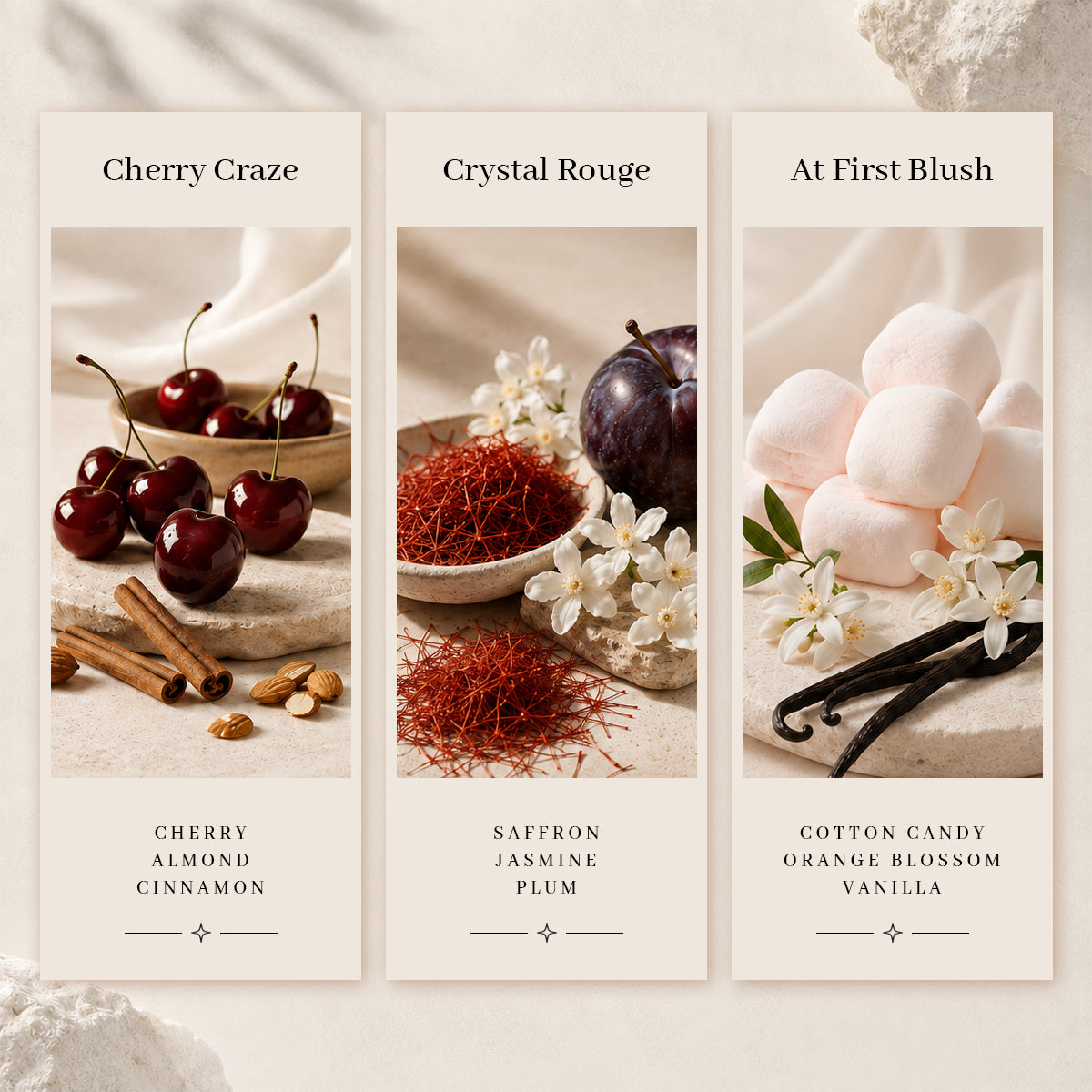 Crystal Rouge • Cherry Craze • At First Blush GIFT SET