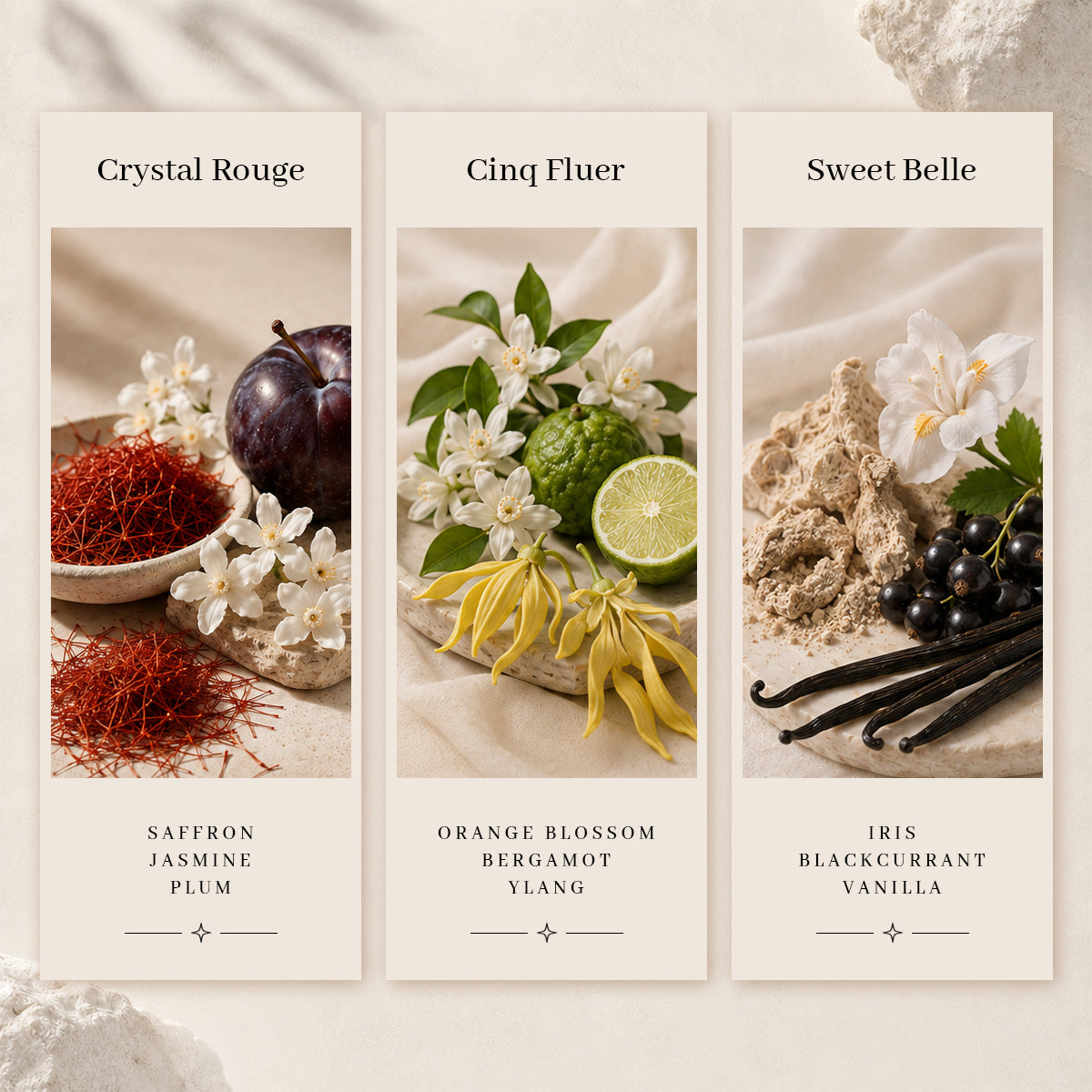 Crystal Rouge • Cinq Fluer • Sweet Belle GIFT BOX