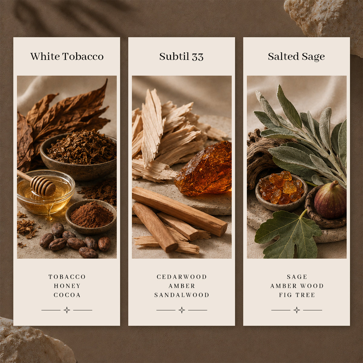 Subtil 33 • White Tobacco • Salted Sage GIFT BOX