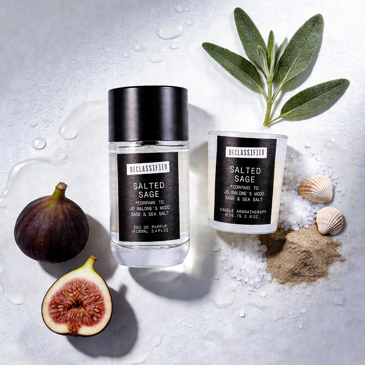 Salted Sage • Perfume & Candle Gift Set