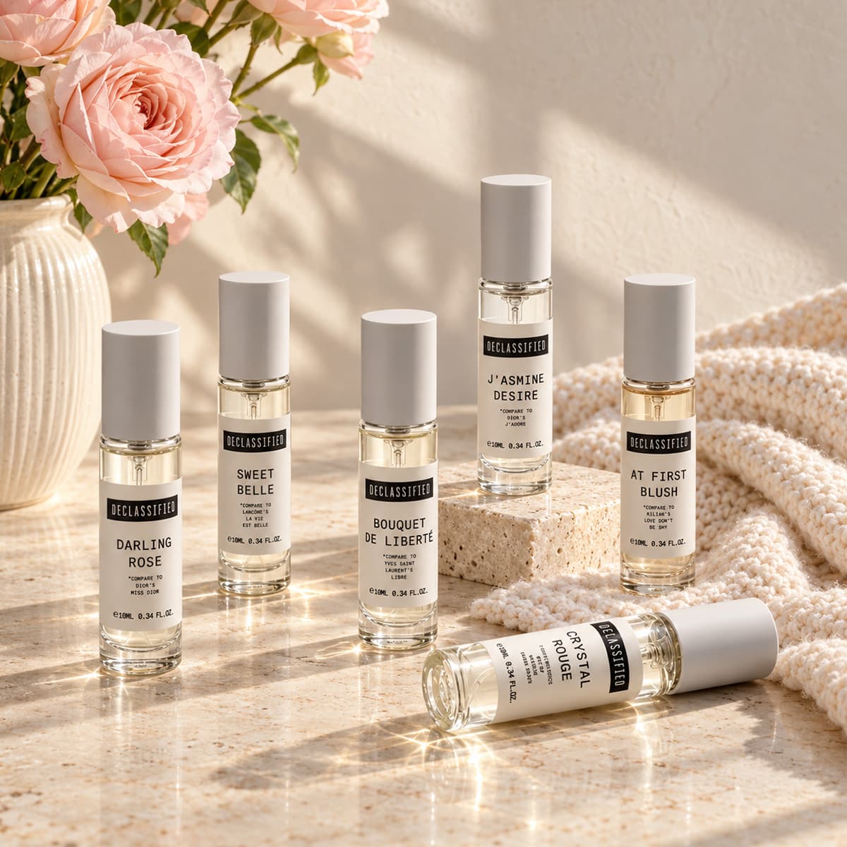 Women 6-Piece Perfume Set 0.34 oz / 10 ml × 6
