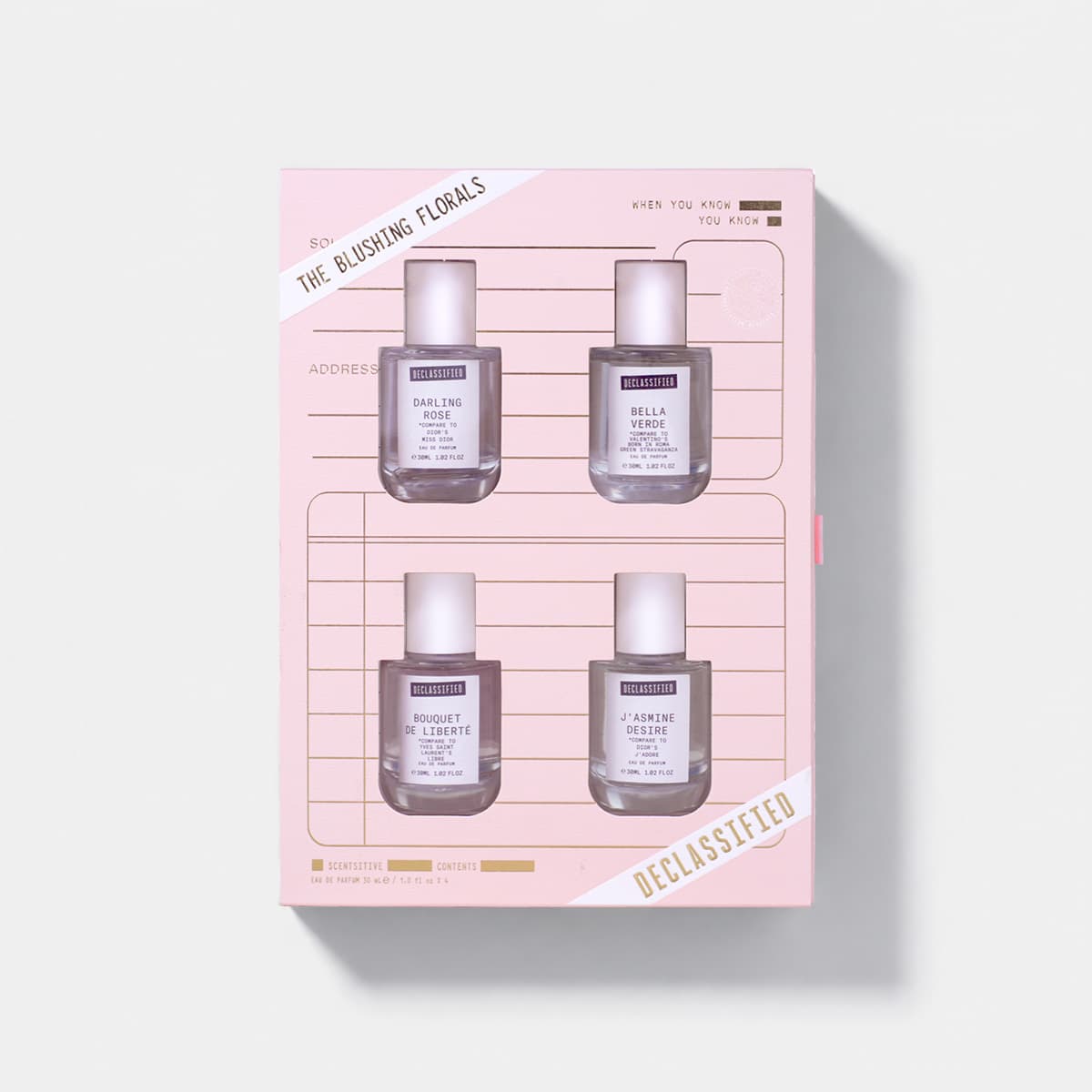 The Blushing Florals 4-Piece Perfume Set