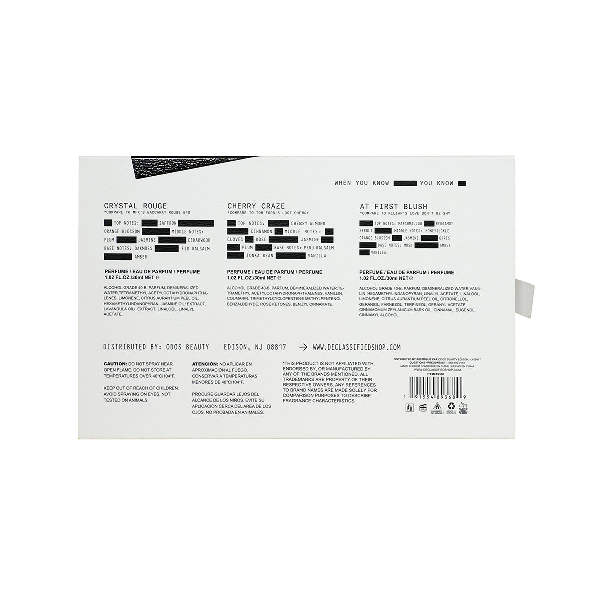 Crystal Rouge•Cherry Craze•At First Blush GIFT BOX