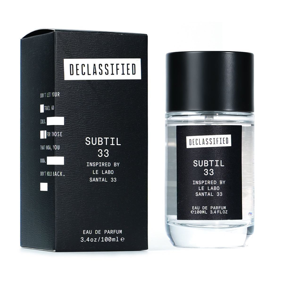 Le Labo's Santal 33 dupe Subtil 33 Eau de Parfum for Men - 3.4 oz
