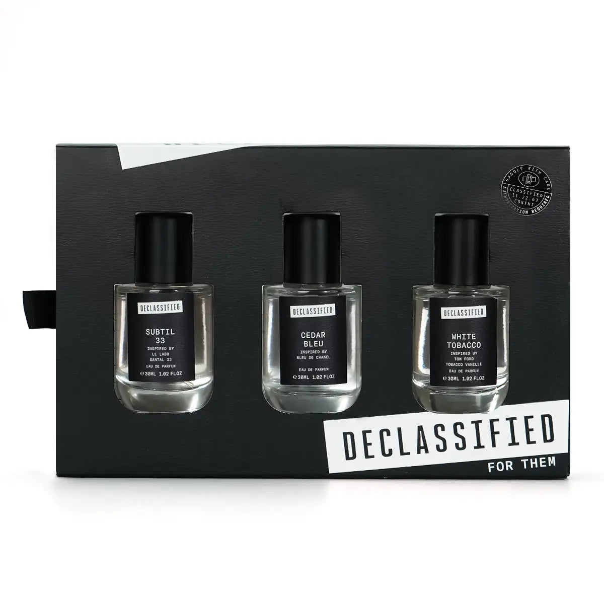 Men's Eau de Parfum Set, 3 x 1.02 oz / 30 ml