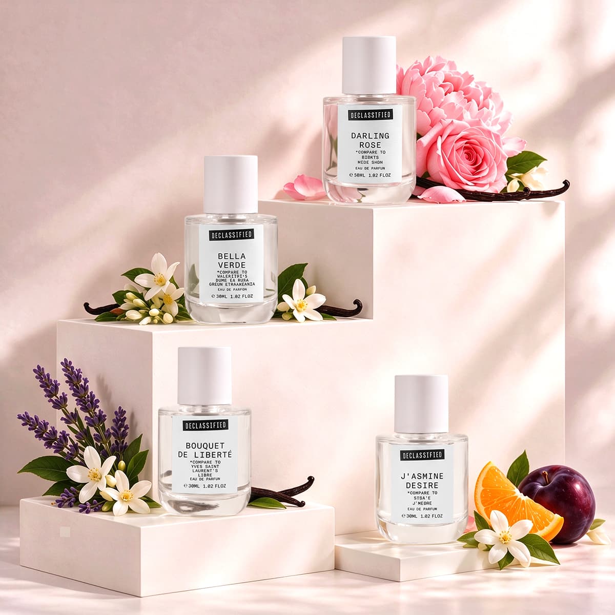 The Blushing Florals 4-Piece Perfume Set