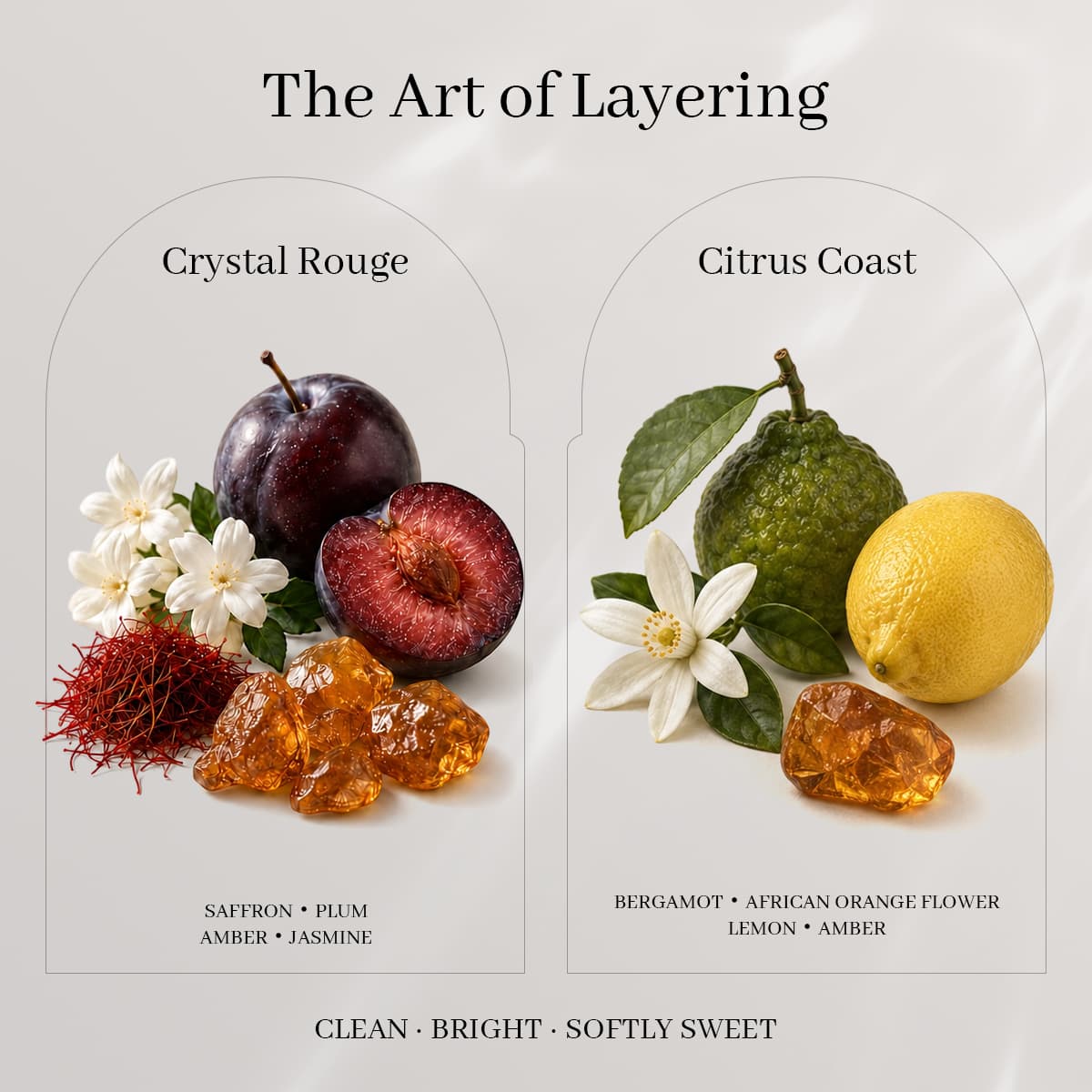 Crystal Rouge + Costal Citrus