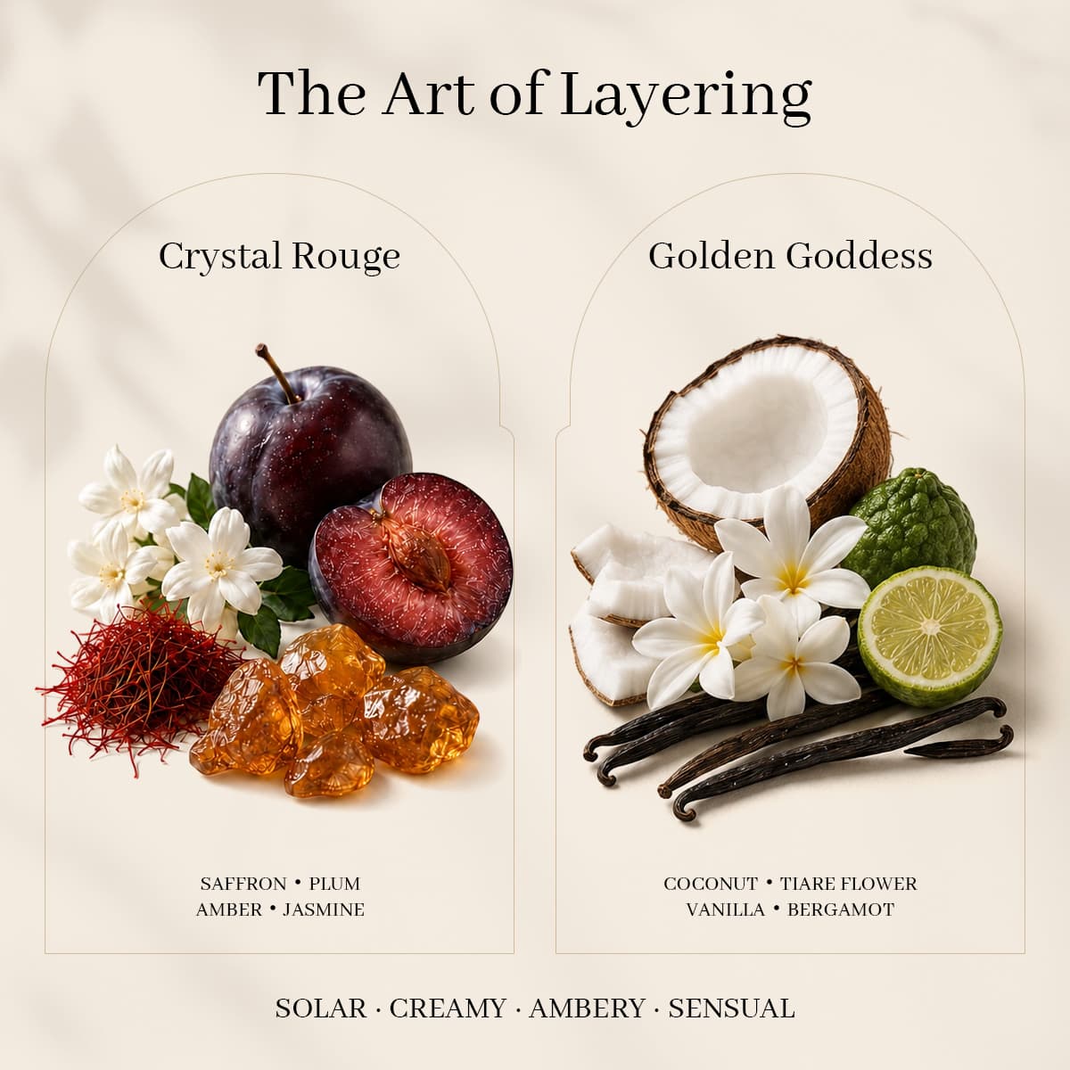 Crystal Rouge + Golden Goddess