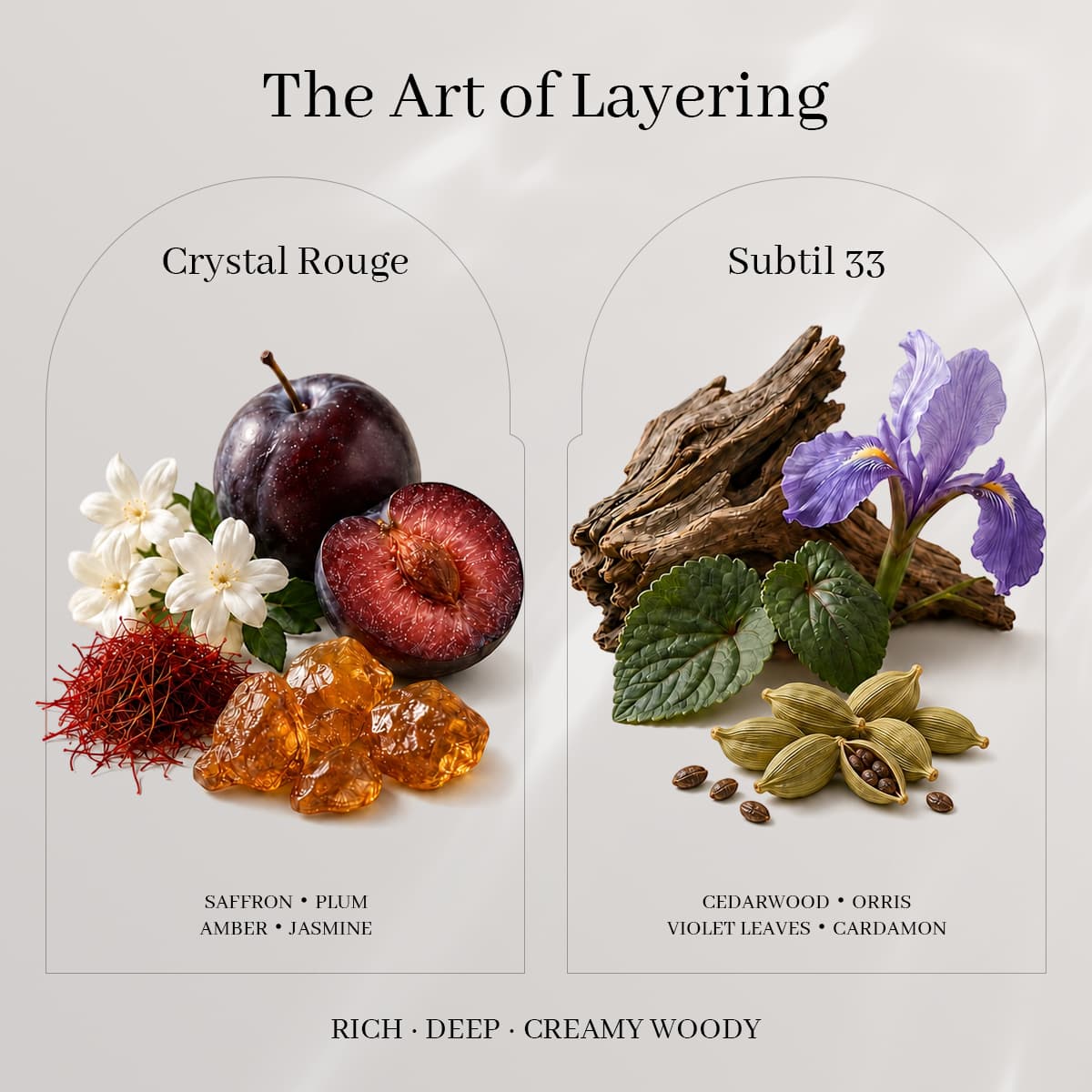 Crystal Rouge + Subtil 33