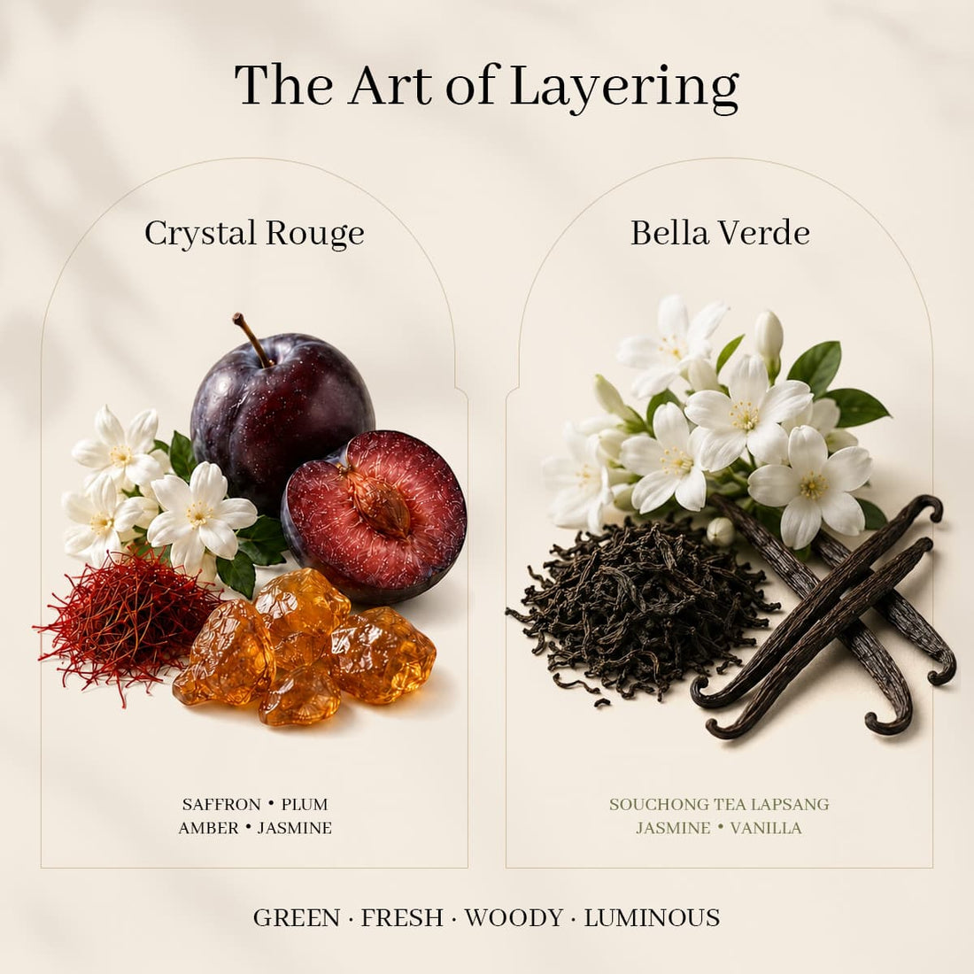 Crystal Rouge + Bella Verde