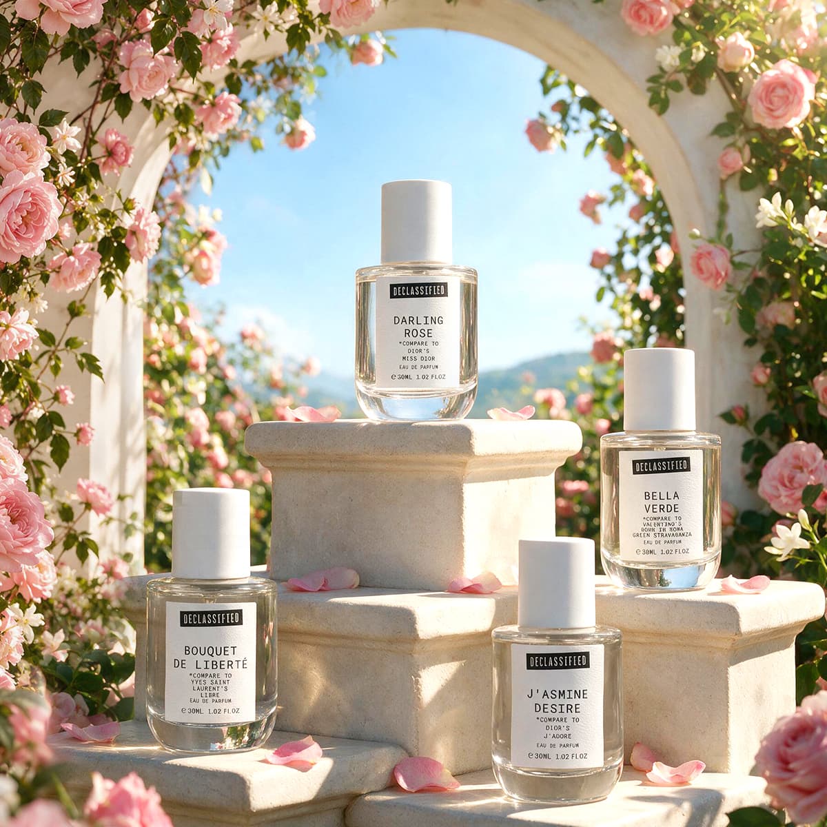 The Blushing Florals 4-Piece Perfume Set