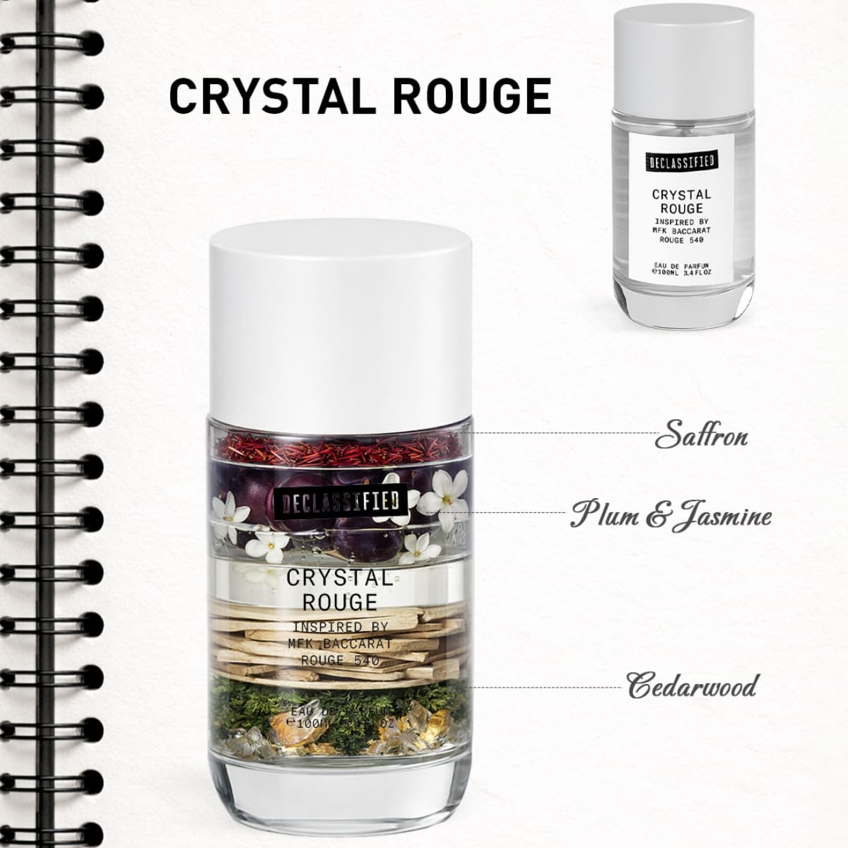 Crystal Rouge Eau de Parfum 3.4 oz / 100 ml
