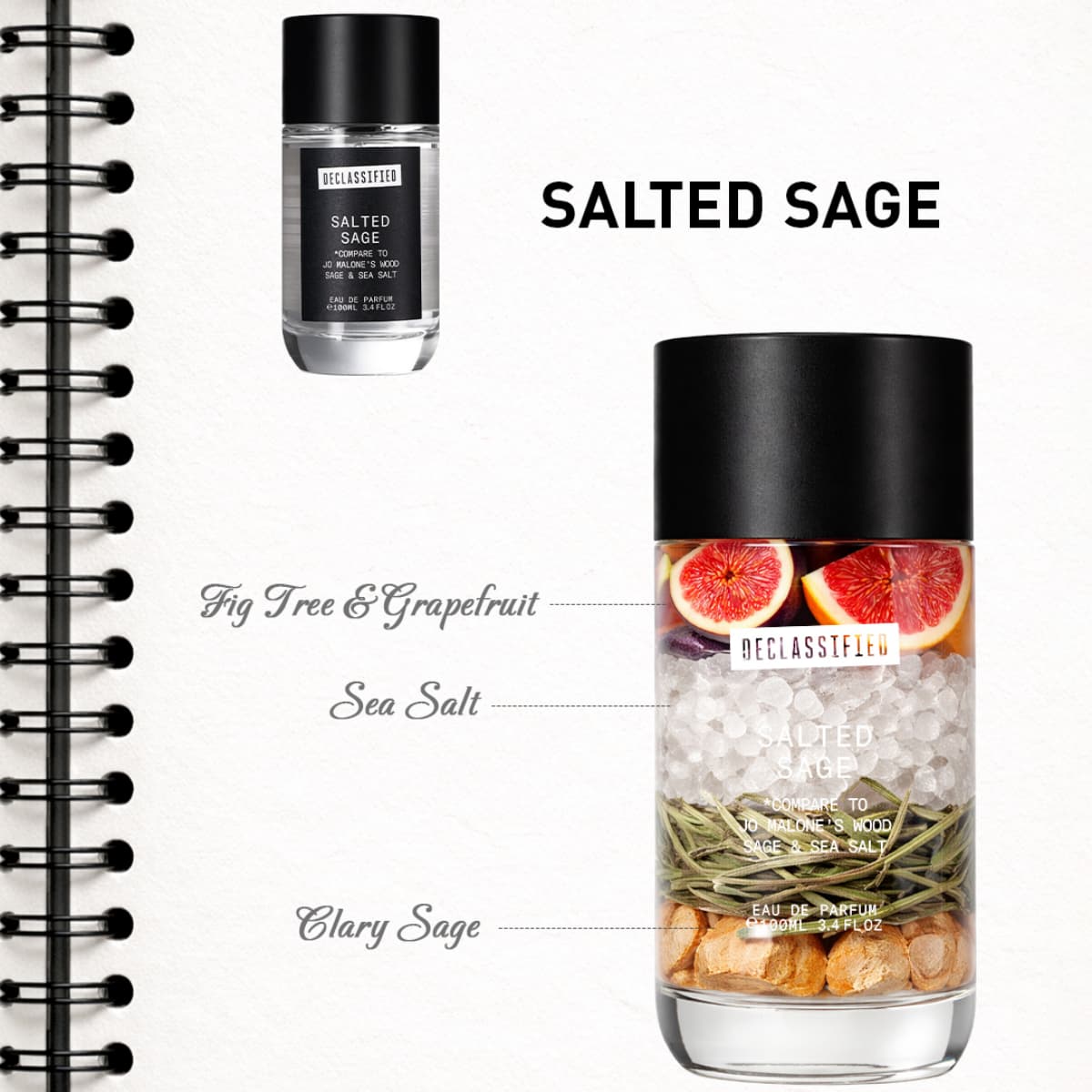 Salted Sage  Eau de Parfum 3.4 oz / 100 ml